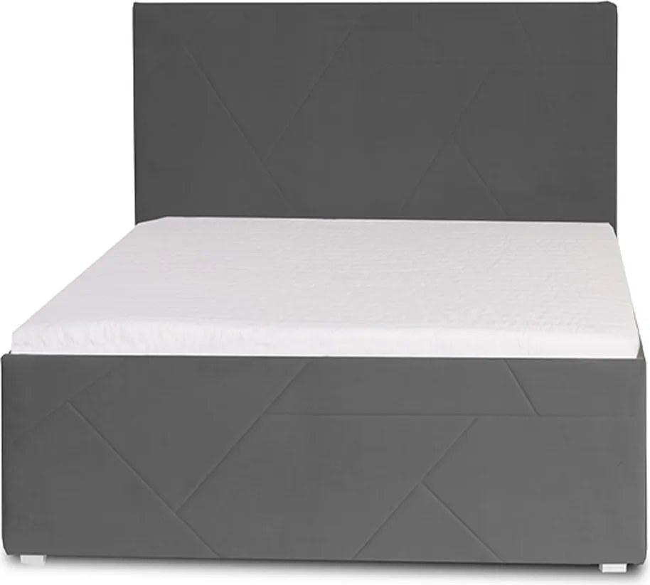 Łóżko TONY 180x200 cm Turkusowy Bez materaca