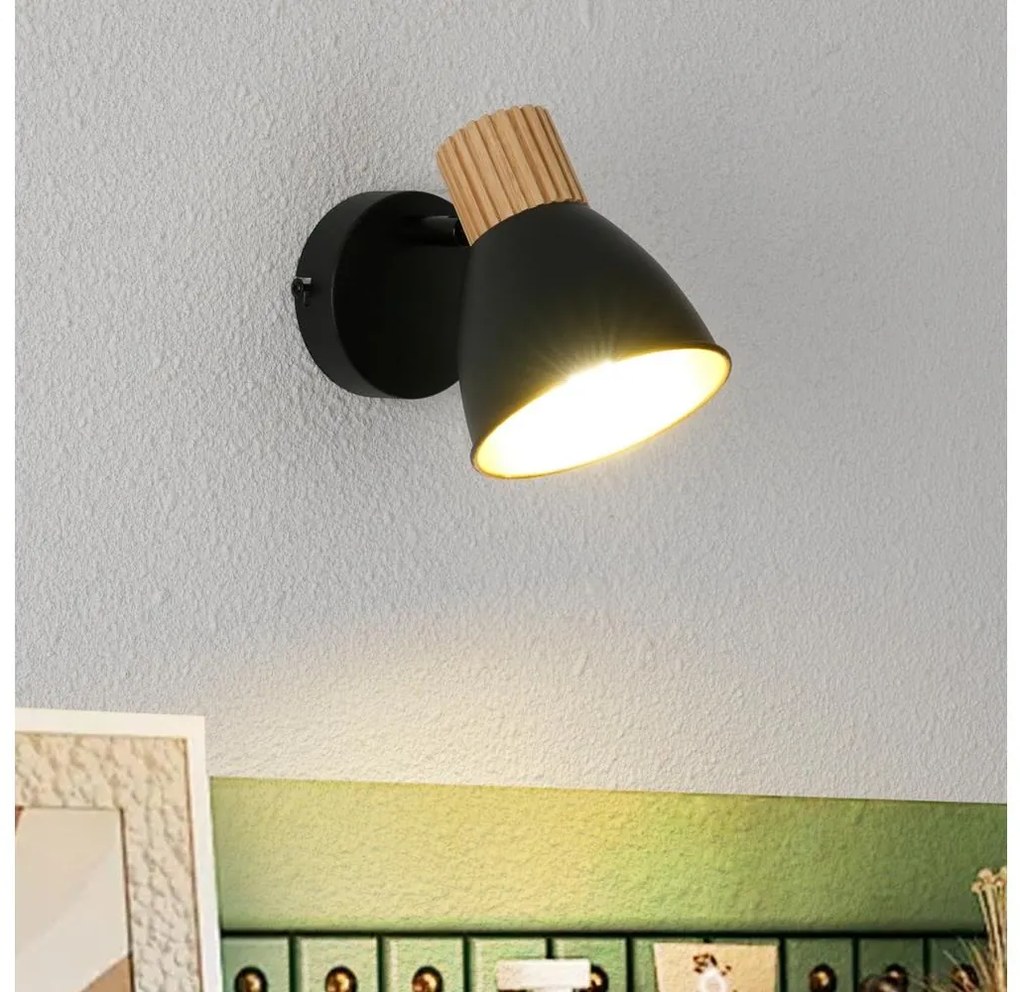 Brilagi - Kinkiet punktowy ODENSE 1xE14/10W/230V kauczukowiec/czarny