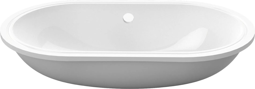Massi Umywalka podblatowa owalna biała z konglomeratu RONA Oval 51 cm| Różne kolory