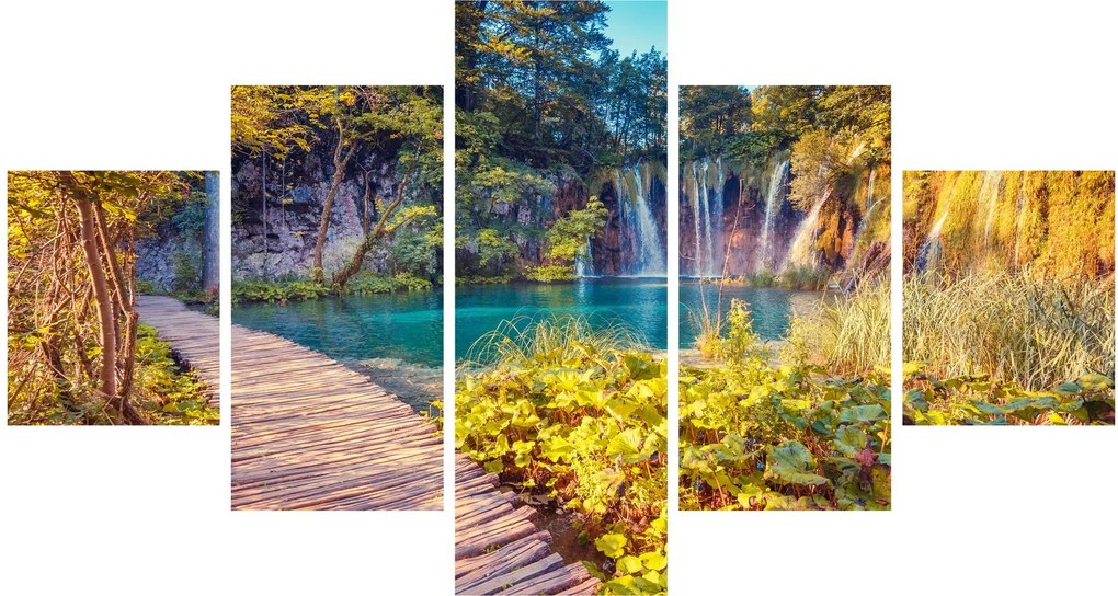 Obraz - Jeziora Plitwickie, Chorwacja (125x70 cm)