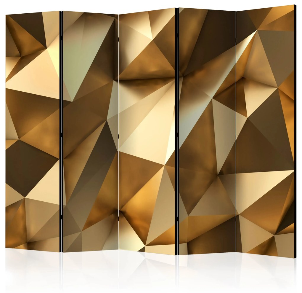 Parawan akustyczny 3D 225x172 cm 5-częściowy brązowy ARTGEIST B