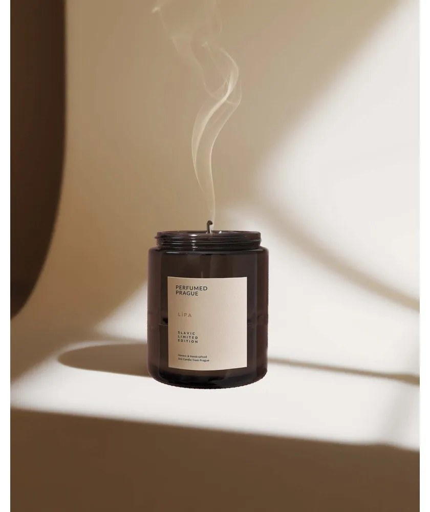 Zapachowa sojowa świeca Slavic Edition: #88 Linden, Moss, Hibiscus – Perfumed Prague