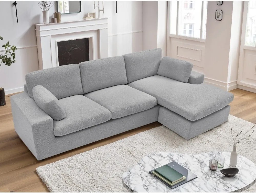 Jasnoszary narożnik Belair – Bobochic Paris