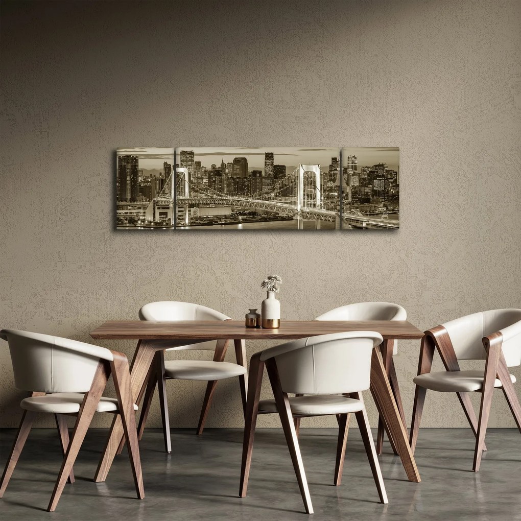 Obraz - Złote Miasto (170x50 cm)