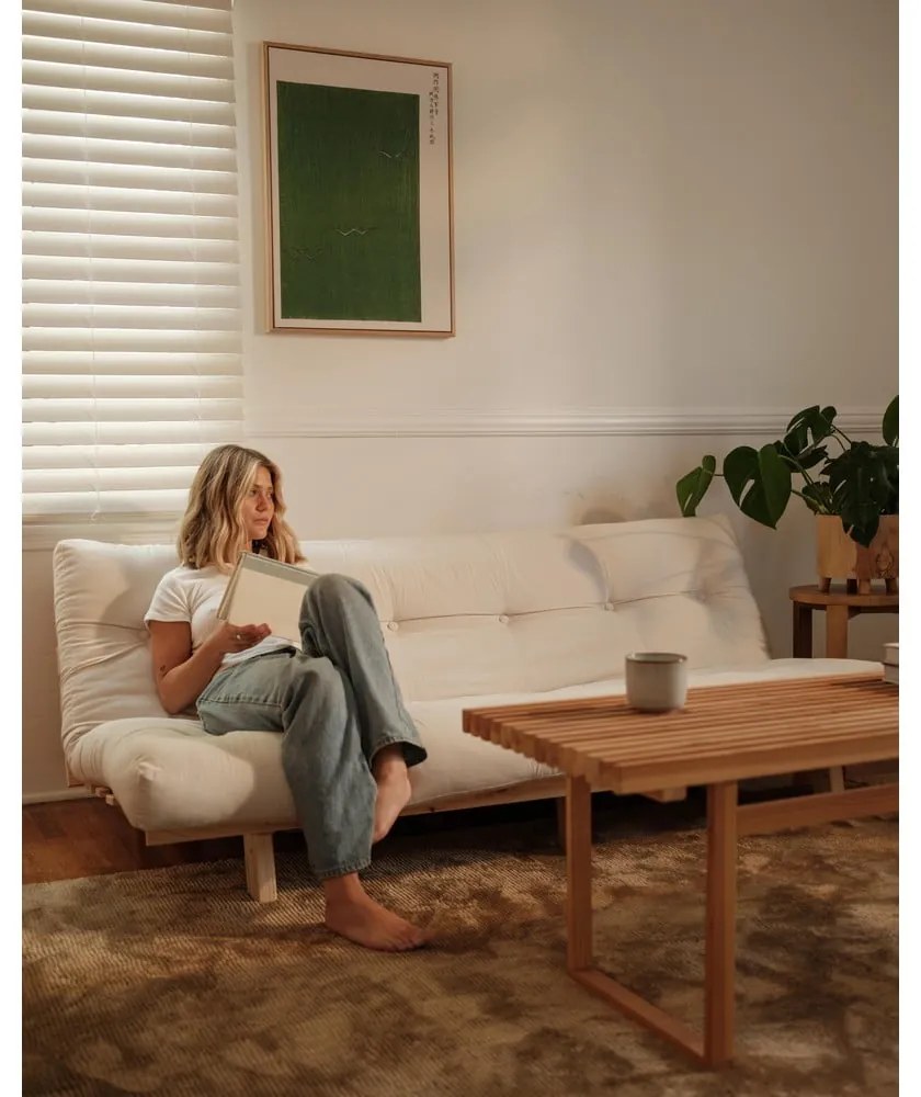 Sofa rozkładana Karup Design Lean Raw Beige