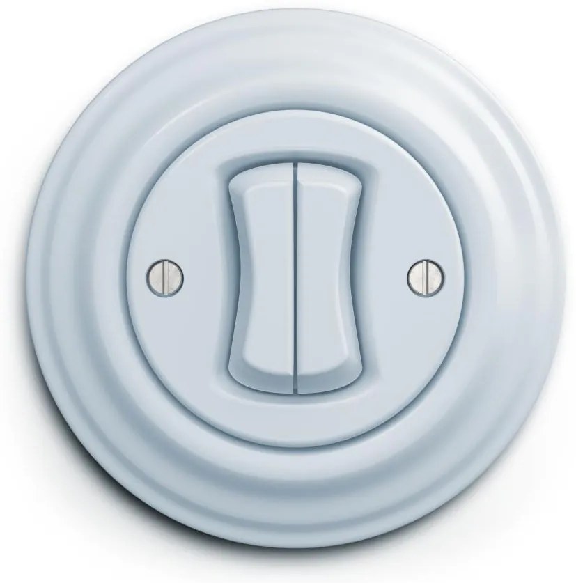 Kliklap - Włącznik z serii Retro z ramką nr 5, niebieski