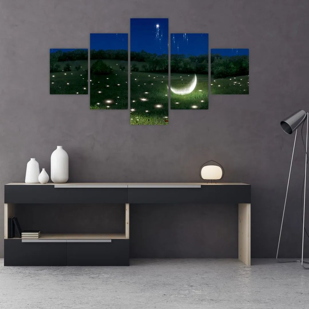 Obraz - Spadające niebo (125x70 cm)
