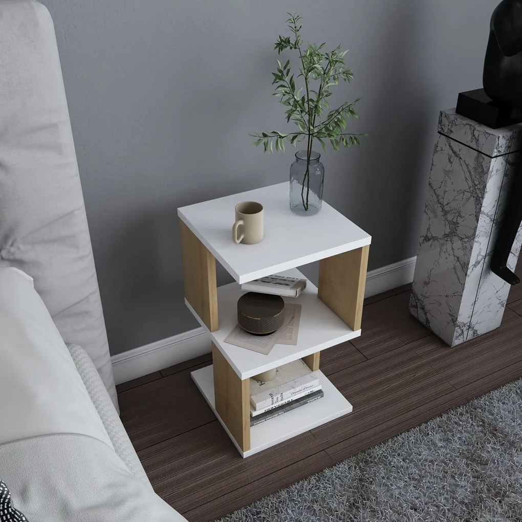 Stolik nocny Carter White Oak