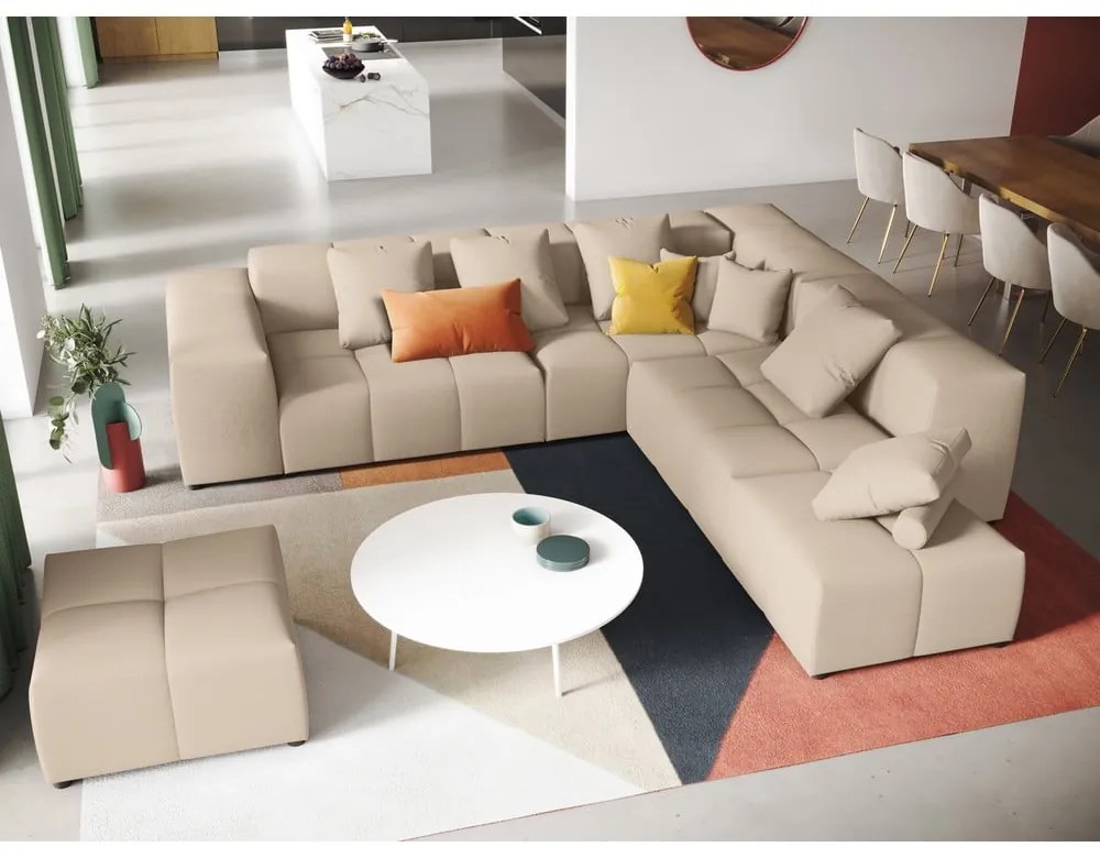Beżowy narożnik (róg zmienny) Rome – Cosmopolitan Design