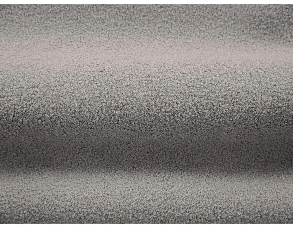 Jasnoszary fotel z materiału bouclé Chuck – Micadoni Home