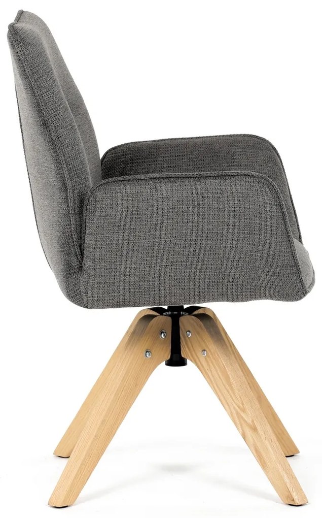 Krzesło do jadalni DCH-C2148 GREY2 z wodoodpornątkaniną