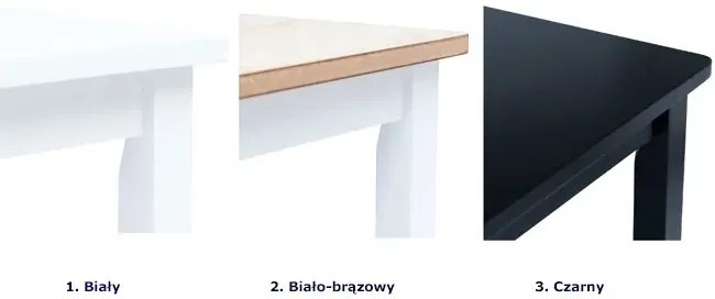 Czarny stół z drewna kauczukowego – Cortez