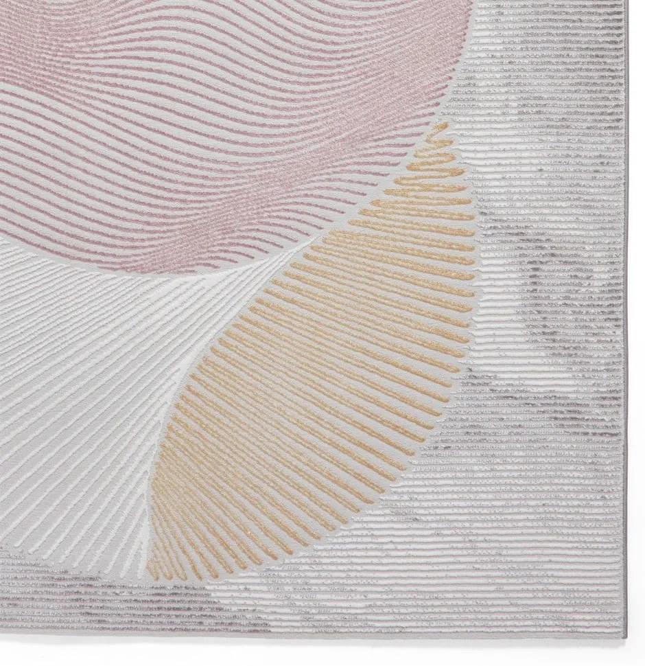 Jasnoniebiesko-jasnoróżowy dywan 120x170 cm Creation – Think Rugs
