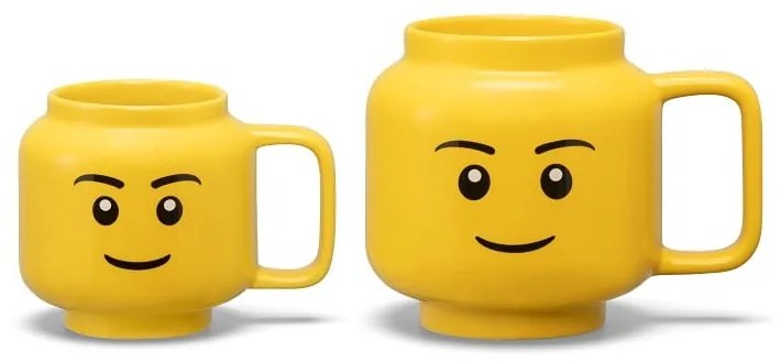 Żółty ceramiczny kubek dla dzieci 255 ml Head – LEGO®