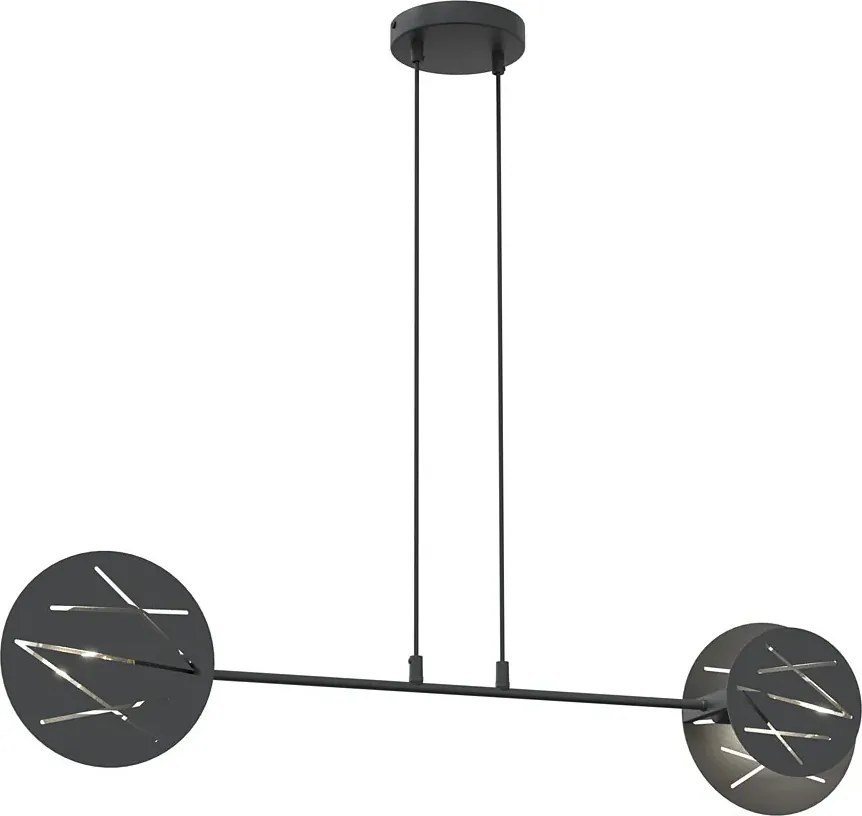 Czarna nowoczesna lampa wisząca - D151 N5-N74