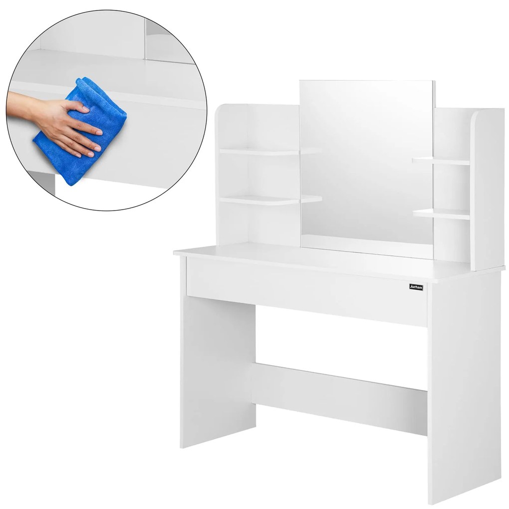 Toaletka LUCIA, 108x40x140cm, biała Jurhan