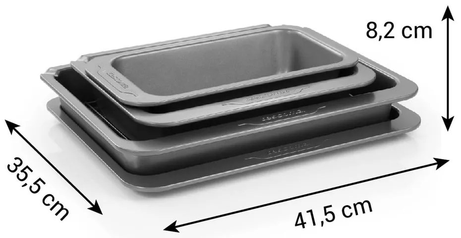 Blaszki zestaw 4 szt. Compact – Tescoma