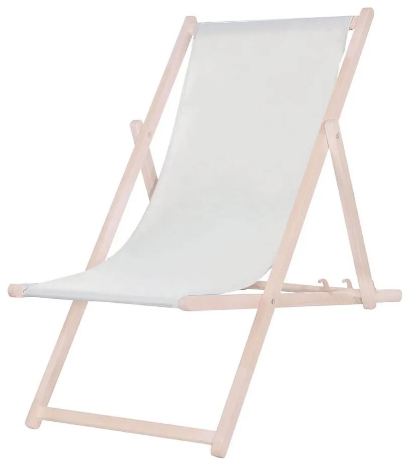 Leżak ogrodowy szary/dąb