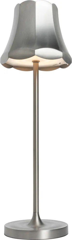 Zestaw 2 lamp stołowych retro gunmetalowych ładowanych akumulatorowo IP44 - Granny