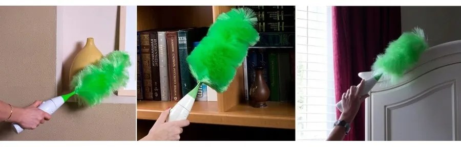 Go duster elektryczna szczotka obrotowa kurz brud