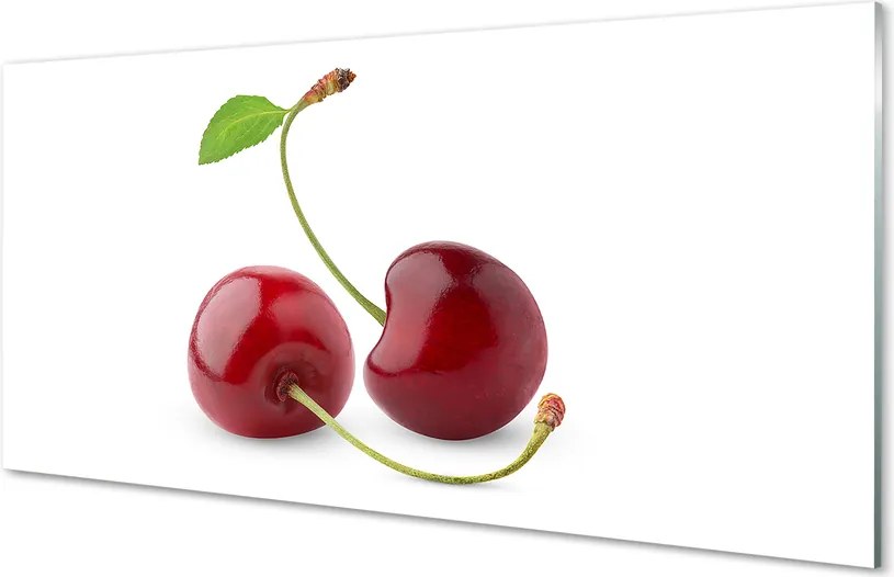 Panel szklany do Kuchni Soczyste Czerwone Wiśnie