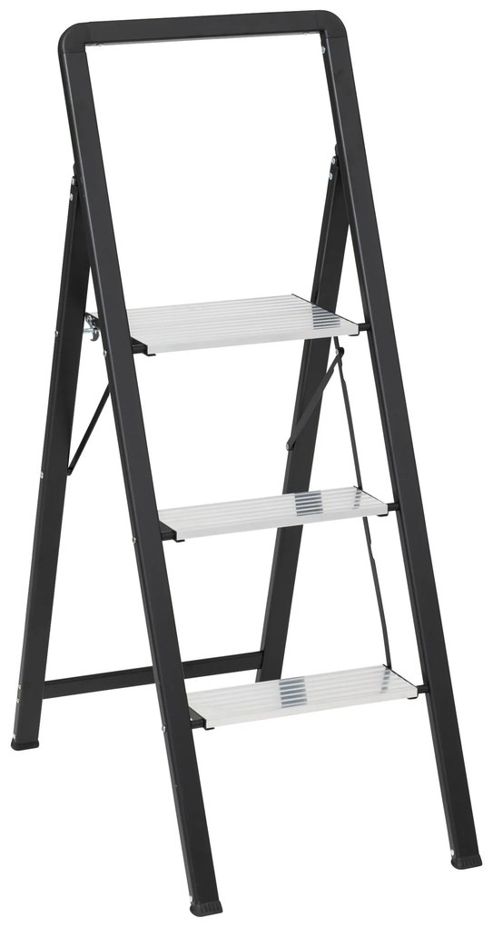 Drabina aluminiowa 3-stopniowa EASY, wys. 105 cm