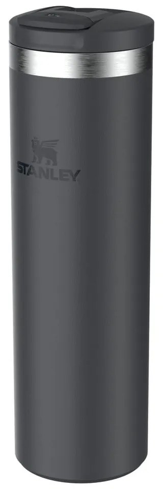 Czarny kubek termiczny ze stali nierdzewnej 600 ml AeroLight™ Transit Black – Stanley