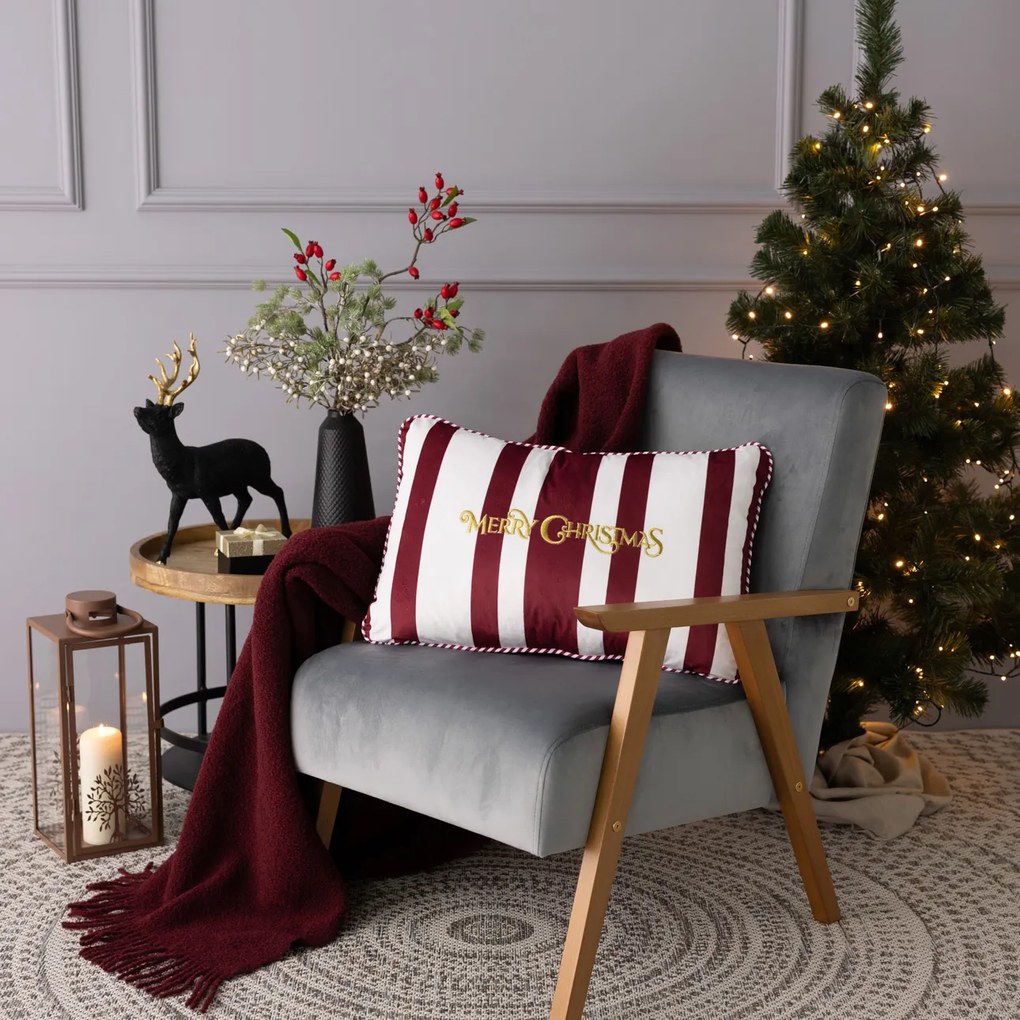 Poszewka na poduszkę Red &amp; White Noel 60x40 cm