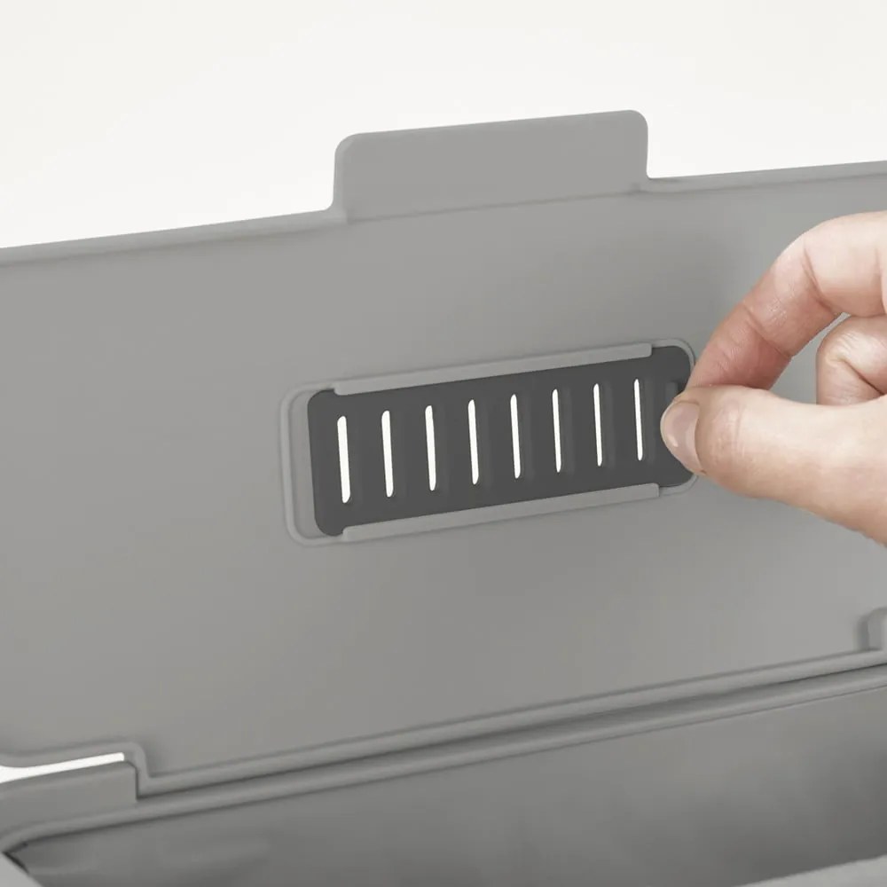 Szary pojemnik na odpadki organiczne 4 l Duo – Joseph Joseph