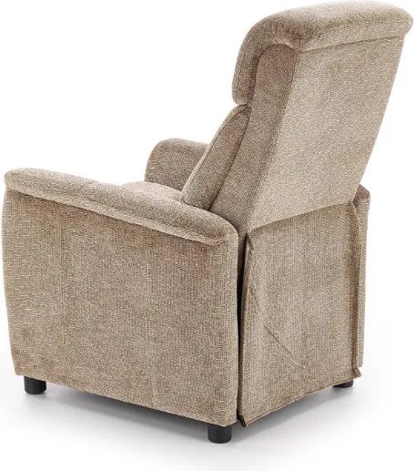 Rozkładany fotel wypoczynkowy z tkaniny Jordan