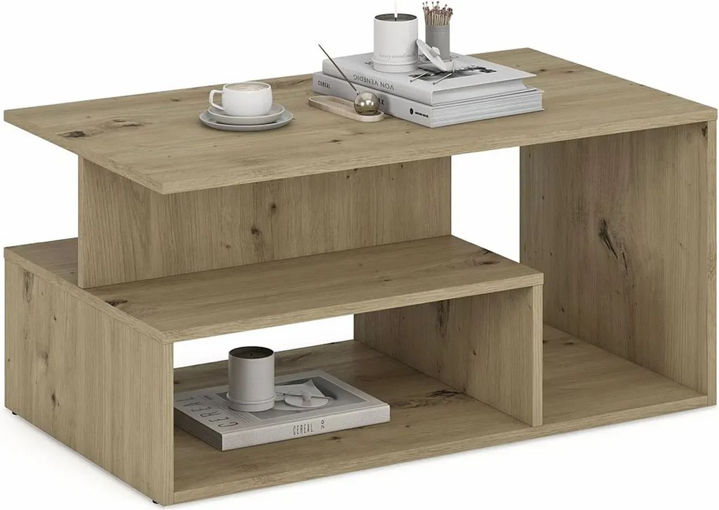 Ława klasyczna do salonu dąb artisan C1-C50