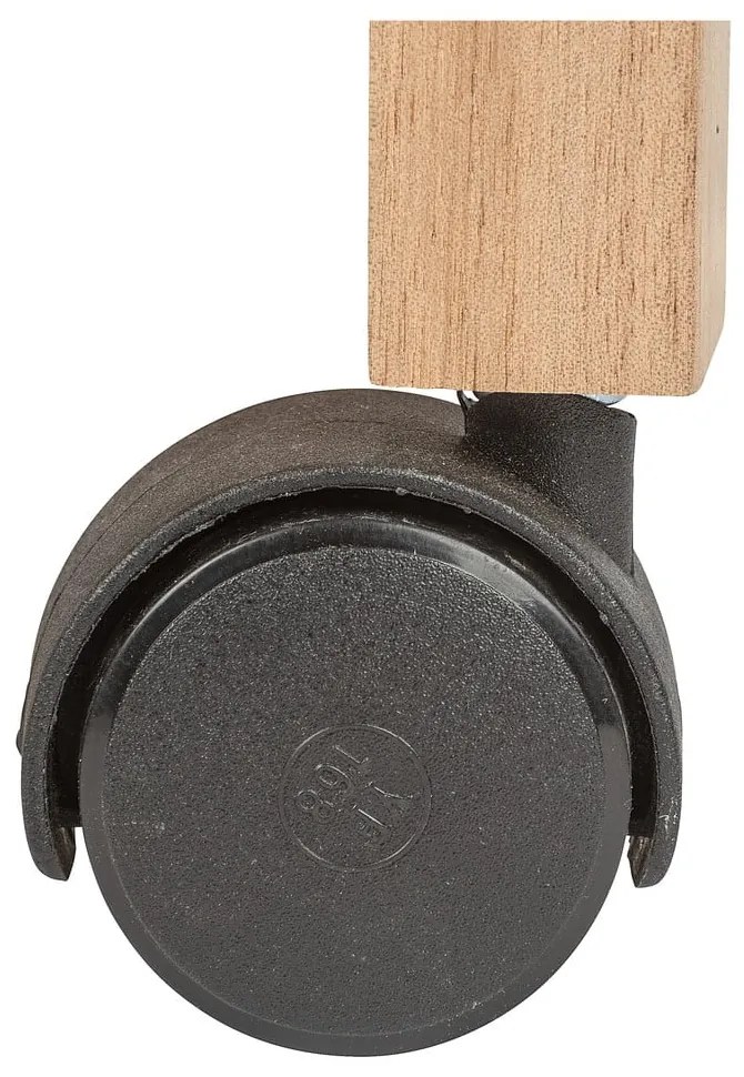 Beżowo-naturalna niska szafka łazienkowa z litego drewna akacjowego 44x96 cm Acina – Wenko