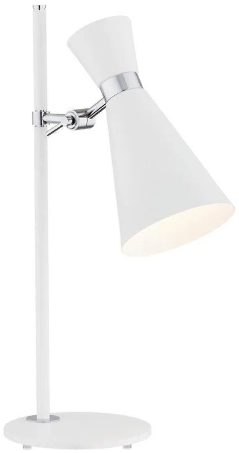 Argon 3890 - Lampa stołowa LUKKA 1xE27/15W/230V biała