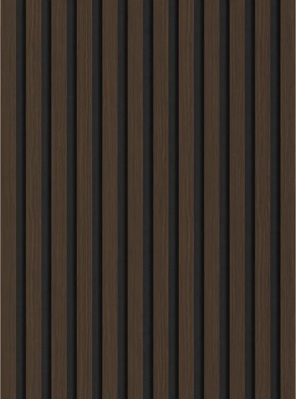 Mexen Lam-F próbka lameli ściennych akustycznych, filc 8 mm, fornir techniczny, Orzech Palisandrowy - S105-021-S