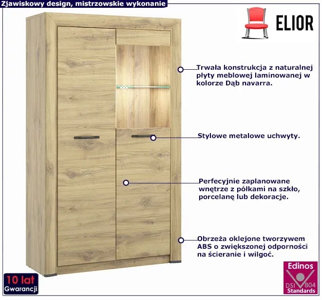 Komoda z witryną A1-T86