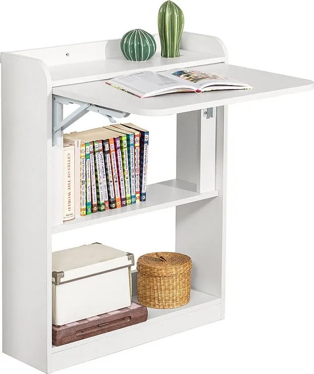 Składane biurko z regałem FWT92-W