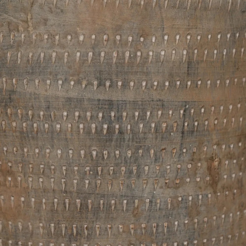 Brązowy ceramiczny wysoki wazon (wysokość 49 cm) Antigo – Ixia