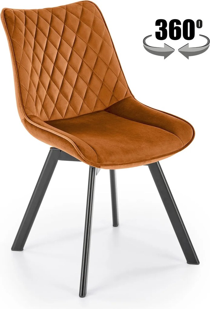 Krzesło do jadalni K520 z obrotowym siedziskiem