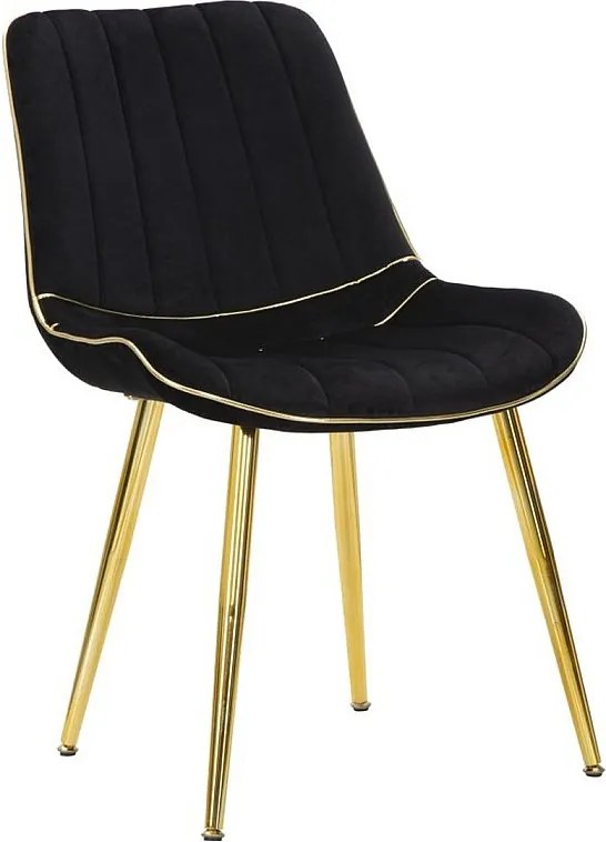 Zestaw 2 Krzeseł VKH381, Czarny, 51x59x79 cm, Kendra Home