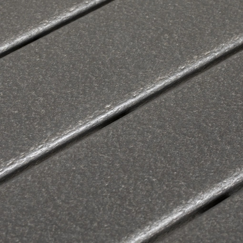 Outsunny Stół ogrodowy stół jadalniany stołówka na zewnątrz, odporny na warunki atmosferyczne, nowoczesny design, 90 x 90 x 75 cm, ciemnoszary