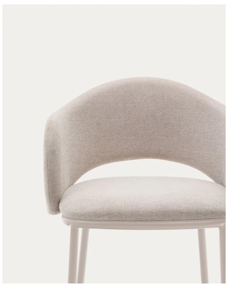 Kremowy hoker (wysokość siedziska 65 cm) Maina – Kave Home