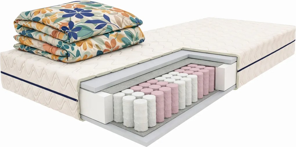 Materac sleep-med z pokrowcem 90x200 R0-D11