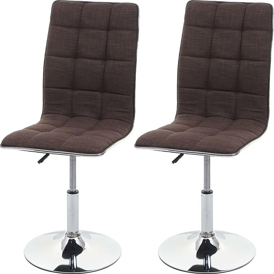 Krzesło do jadalni MCW-C41 (zestaw 2 sztuk),  brązowy