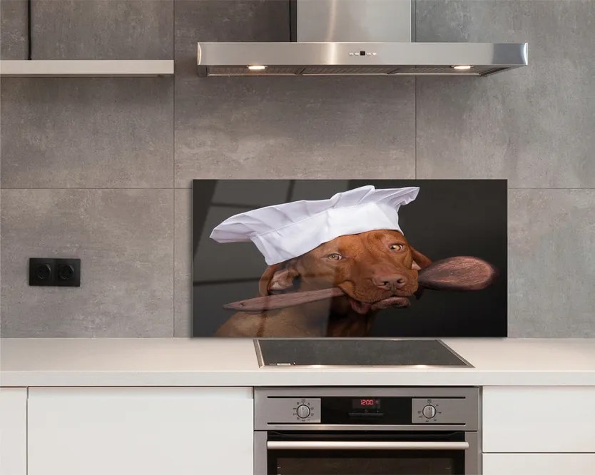 Szkło Ozdobne do Kuchni Kulinarna Pasja: Pies Kucharz