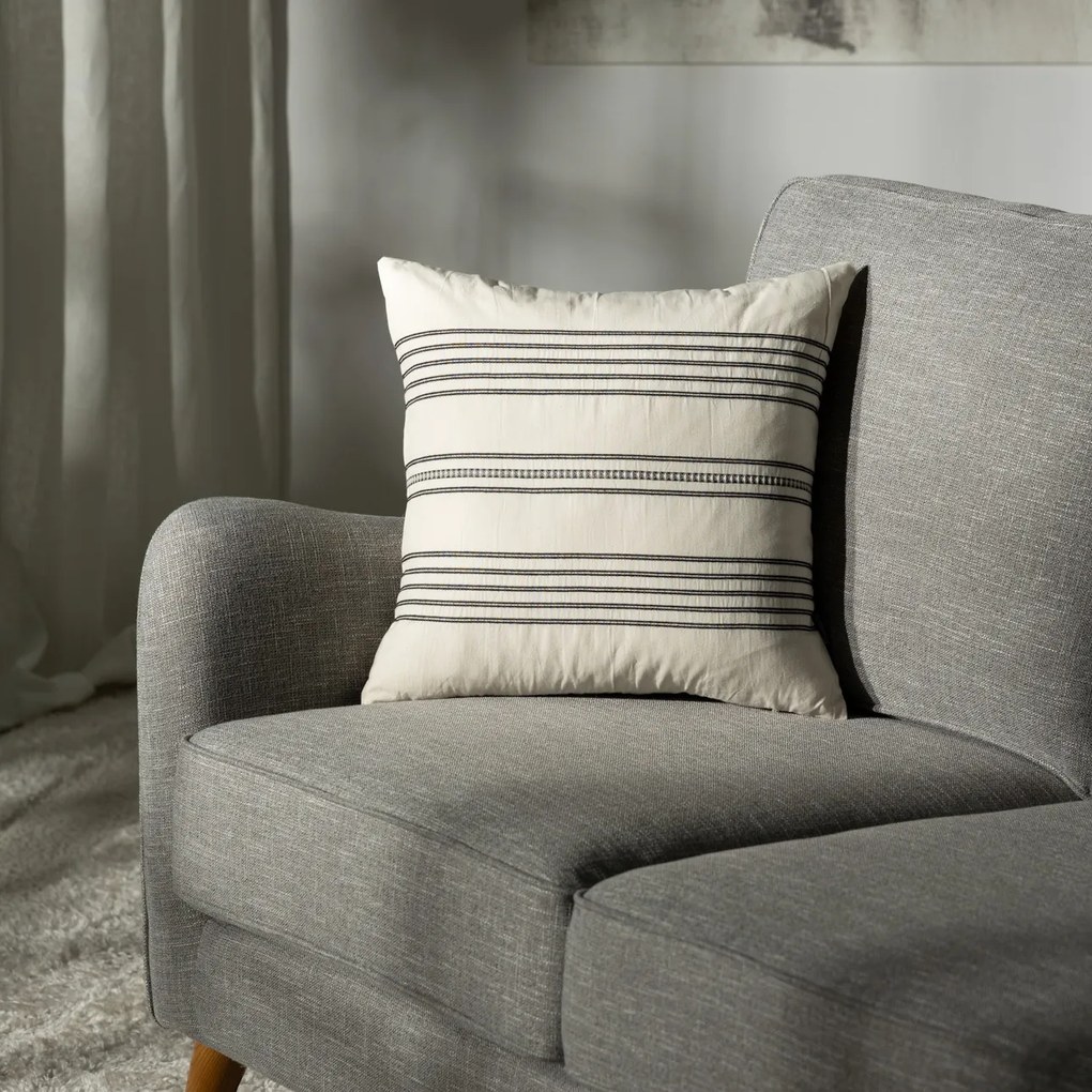 Poszewka na poduszkę Linea Graphite 45x45 cm