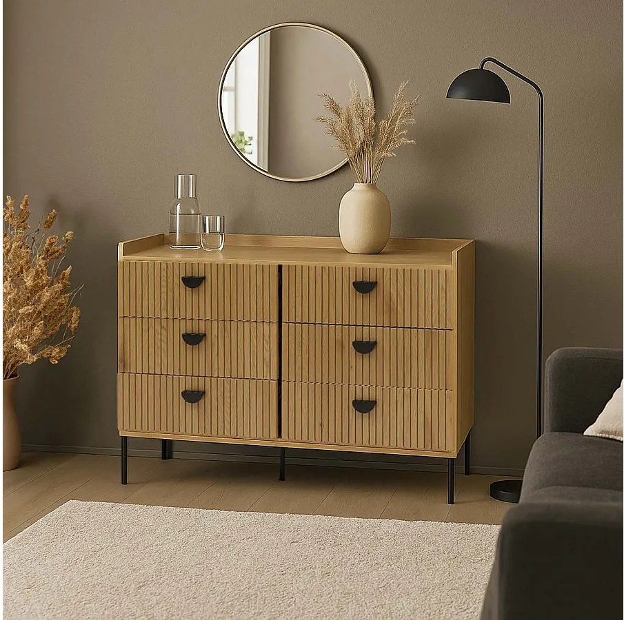 Komoda MCW-O39,  naturalny