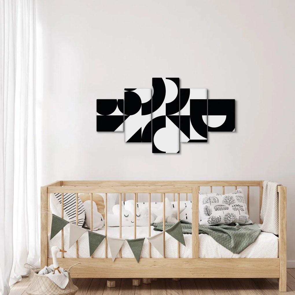 Obraz - Abstrakcja geometryczna N⁰2 (125x70 cm)