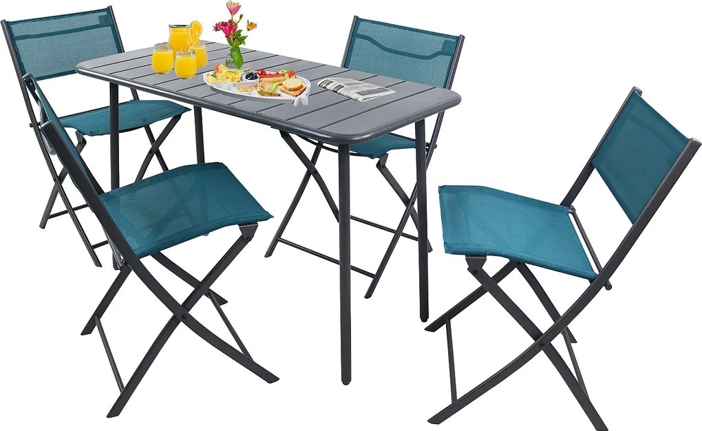 Zestaw mebli ogrodowych Sumila Turkusowy 0