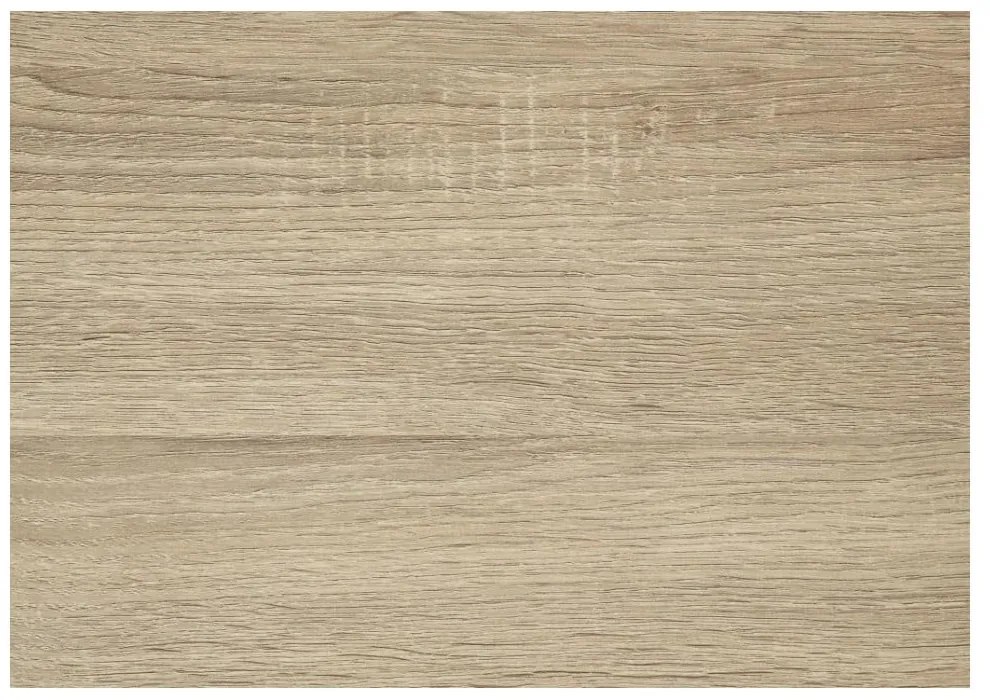 Czarno-naturalny regał w dekorze dębu 77x185 cm Seaford – Actona