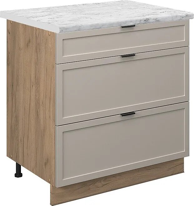 Szafka dolna do kuchni greybeige 80x60x82 fame-line